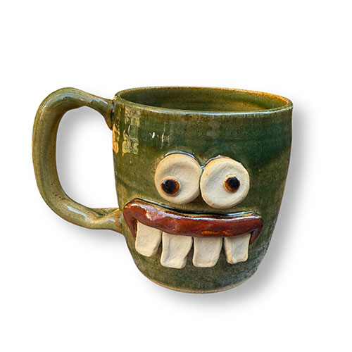 Nelson Studio Green Overbite Mug DP5106 SOLD